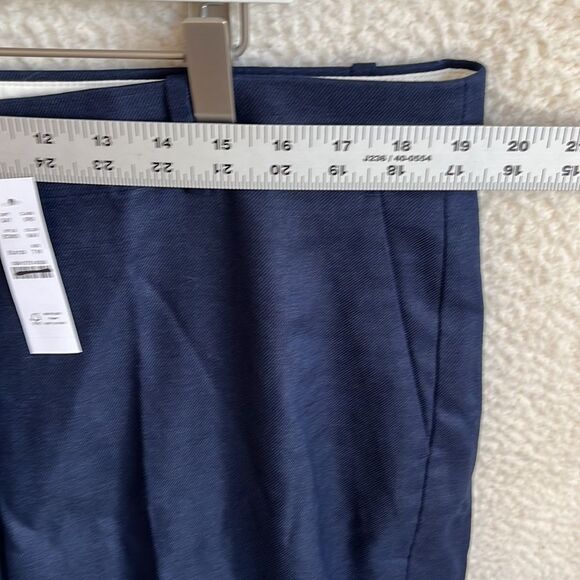 J Crew Sydney Pant Womens Size 16 Talll Navy Blue - Picture 4 of 11
